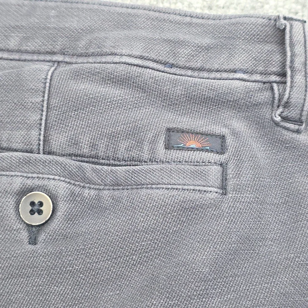 Faherty Stretch Terry Short Men's 42 Gray-Blue 8